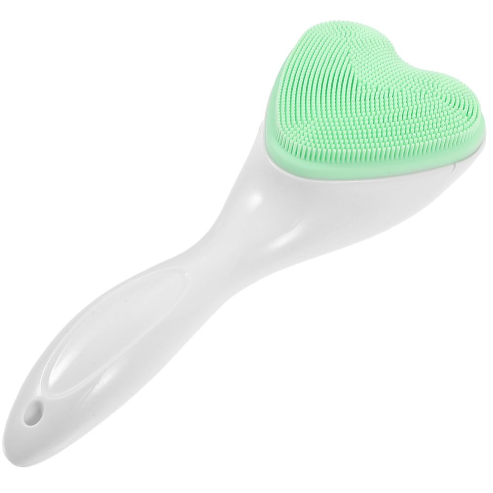 Baluue Silicone Face Brush Facial Scrubber for Women Gentle Skin Cleansing Tool Exfoliating Brush for Face Travel-Friendly Design