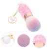 Healeved Portable Makeup Brush Multi-use Blush Brush for Nail Dust Cleaning and Cosmetic Powder Application Compact Design Comfortable Grip for Home and Travel view 3