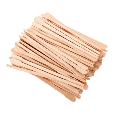 Healeved 300pcs Sticks for Hair Removal Wooden Waxing Sticks for Eyebrow Waxing Kit Includes Skincare Spatulas for Gentle Hair Removal for Conveniently Packaged - Bag