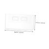 ELAYARD 2pcs Wall-mounted Storage Boxes Makeup Brush Cases Vanity Storage Holder Wall Makeup Organizer view 2