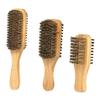FRCOLOR 3pcs Men's Beard Kit Barber Brush Hair Brush and Neck Duster for Efficient Hair and Beard Cleaning view 1