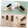 FRCOLOR 3pcs Men's Beard Kit Barber Brush Hair Brush and Neck Duster for Efficient Hair and Beard Cleaning view 4