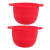 VICASKY 2pcs Silicone Wax Warmer Pot Liner Reusable Wax Melt Bowl for Hair Removal Soft Skin-friendly Machine Replacement for Skin Types view 1