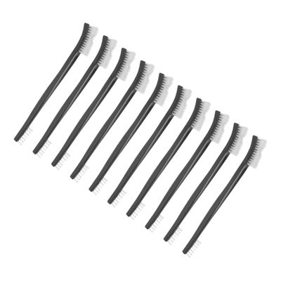 Alipis Versatile 10-Pack Keyboard Cleaning Brushes Nail and Kitchen Brush Long Handle Soft Plastic Bristles for Easy Cleaning