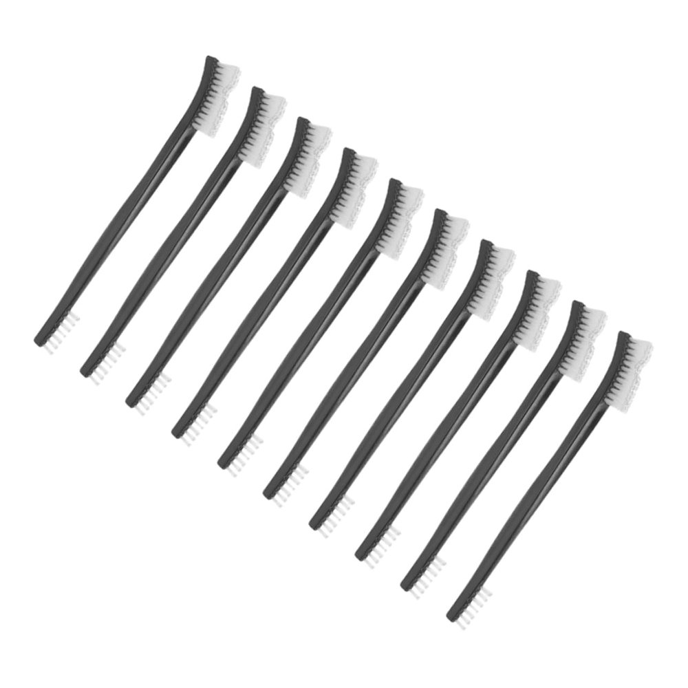 Alipis Versatile 10-Pack Keyboard Cleaning Brushes Nail and Kitchen Brush Long Handle Soft Plastic Bristles for Easy Cleaning