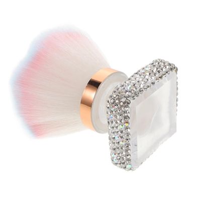 Baluue Nail Dust Brush for Nail Dust Remover Brush for Manicure Pedicure Versatile Makeup Tool Soft Man-made Bristles for Daily Use Special Events