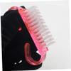 FOYTOKI 5pcs Nail Fingernail Hands Nail Scrubber Brush Cleaning Brushes for and Pedicure view 2