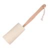 Healvian Eco-Friendly Bath Brush Loofah Long Wooden Handle Exfoliating Body Brush for Shower view 1