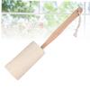 Healvian Eco-Friendly Bath Brush Loofah Long Wooden Handle Exfoliating Body Brush for Shower view 3