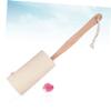 Healvian Eco-Friendly Bath Brush Loofah Long Wooden Handle Exfoliating Body Brush for Shower view 4