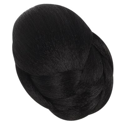 Didiseaon Hair Bun Extension Jaw Clip Wig Hairpiece Easy to Use for Half Wig Wedding Hair Accessories Dance Events