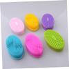 Ipetboom Shower Brush Bathing Scrubber Scalp Massager Shampoo Body Scrubber Exfoliator Silicone Bath Brush Spa Quality view 3