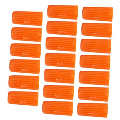 Happyyami 20pcs Eyelash Bottle Needle Caps Blocking Bottle Mouth Tips for Lash Extension Precision Piercing Needle for Salon Use Essential Accessory for