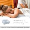 2 Sets Extra Thick Massage Table Sheets Sets Soft Premium Microfiber 3 Piece Set Massage Sheet Set for Salon Spa Bed Include Fitted Covers Flat Sheets Face Cradle Cover view 2