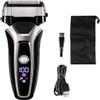 CYRMPQ Men's Shaver, USB Rechargeable Electric Shaver Stainless Steel Shaving Machine for Men 3D Triple Floating Blade Razor Shaver Barber Electric view 1