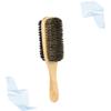 Didiseaon Professional Beard and Mustache Comb Men's Hairdressing Comb Natural Boar Bristle Skin Friendly view 2