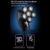 CYRMPQ Electric Shavers for Bald Men, 6 in 1 Rechargeable Electric Shaver Six Floating Heads Bald Head Shaver Grooming Kit Shaver for Men view 4