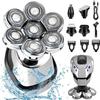 Electric Razor for Men's, 7D Electric Razor for Men 5 in 1 Head Shavers Rotary Shaver Waterproof Grooming Kit Cordless 7 Blade Bald Shaver LED Display view 1