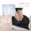Bath Pillows for Tub Luxury, Bath Pillow for Head and Neck, Fit Bathtub Hot Tub Relaxing Gifts for Women, Comfort 4D Air Mesh Fabric & 6 Non-Slip Suction Cups, Black view 4