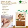 B.l.i.s.s. o.f. E.a.r.t.h. Organic Raw Shea Butter, Shea Butter for Hair & Skin, 100% Pure and Natural, Deep Moisturizing, 100 g, Ivory (100 gm) view 2