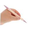 PLAFOPE 3pcs Stone Sanding Nail File Pen Dual Head Nail Art Tool Cuticle Remover Buffer for Pedicure and Manicure view 3