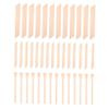 PLAFOPE 150pcs Hair Removal Wax Applicators Irregular Wax Wands for Women Safe and Lightweight Depilation Sticks for Salon Home Use Smooth No Burrs view 1