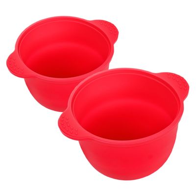 Healeved 2pcs Reusable Silicone Wax Warmer Liners Hair Removal Wax Pot Replacement for Skin Types Foldable Design for Easy Storage and Travel