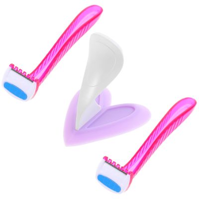 VICASKY Womens Bikini Shaver Kit 3pc Razors for Hair Bikini Trimmer for Women Hair Razor Trimmer Random Color