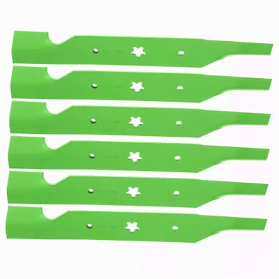 Replacement Part Deck High Lift Blade for Statesman SPGT25H54 SPGT25H54A 6-Pack 803467002934