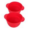 FOMIYES 2pcs Silicone Wax Pot Liner Reusable Easy to Clean Wax Melt Warmer for Hair Removal Capacity for Home and Soft and Skin-friendly Design view 1