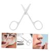 NOLITOY Professional Stainless Steel Nose Hair and Eyebrow Trimmer Scissors Comfortable to Hold and Safe Rounded Tips view 3