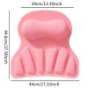 CQJRGF Bath Pillow Bathtub Pillow Headrest Ergonomic Silicone with Head Neck Support Bath Tub Pillow Bathtub Cushion for Soaking Tub Pink(Pink) view 3