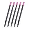 5 Pcs Cuticle File Stone Double Headed Quartzs Pen Nails File Stone Cuticle Pusher Nails Grinding Pen Stone view 1