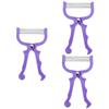 DECHOUS 3pcs Manual Hair Threader Portable Facial Hair Remover for Women Non-skid Handle for Home and Travel Use -spring Design view 1