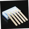 Ipetboom Home Salon Use 100pcs Wooden Tongue Depressors Disposables for Brow Lip Wax view 4