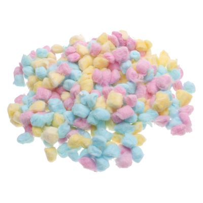 Veemoon Organic Cotton Balls Newborn Face Cleaning Makeup Removal Soft Fuzzy Balls for Crafts Reusable Cotton Rounds Friendly Colors
