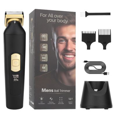 Kangnice Men Body Hair Trimmer for Men Women Lady Shaver Hair Removal Bikinis Trimmer Groin & Body Shaver Groomer Arm Beard