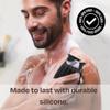 2-Pack Black Soap Saver Bag, Gentle Exfoliating Loofah Pouch, Soap Sleeves for Bars, Exfoliating Bag, Bar Soap Pouch, Soap Savers for Bar Soap, Mesh Soap Bags for Soap Bars view 3