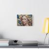 Forhera Design Luxury woman face painting, Open eyes woman art, Abstract feminine portrait, Elegant female oil painting view 3