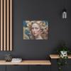 Forhera Design Luxury woman face painting, Open eyes woman art, Abstract feminine portrait, Elegant female oil painting view 4