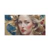 Forhera Design Luxury woman face painting, Open eyes woman art, Abstract feminine portrait, Elegant female oil painting view 1