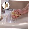 EXAOMBLE 2pcs Wooden Cleaning Brushes Natural Pig Bristle Hand Scrubbing Brush for Nails and Face Lightweight and Portable for Home and Travel Use Light Brown view 4