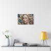 Forhera Design Luxury woman face painting, Open eyes woman art, Abstract feminine portrait, Elegant female oil painting view 3