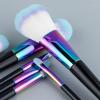 YMGSCC 7PCS Rainbow Makeup Brushes Set Professional Make Up Brush for Face Eyes Makeup Full Size Copper Handle view 4