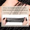 DAIXI Handmade Interlocking Sisterlocks Curly Tips 100% Real Human Hair Permanent Micro Locs Extensions Natural Looking Soft Dreadlocks Can Be Bleached and Dyed (1B - 0.2cm, 8 Inch 30 Strands) view 4