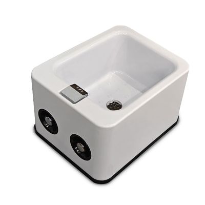 Bubble Mate Foot Spa, Hot and Cold Adjustment Foot Bath Tub Portable Foot Spa Bathtub Pedicure Spa Tub with Massage Acupoints Used in Beauty Salons and Nail Salons Easy Storage