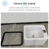 Bubble Mate Foot Spa, Hot and Cold Adjustment Foot Bath Tub Portable Foot Spa Bathtub Pedicure Spa Tub with Massage Acupoints Used in Beauty Salons and Nail Salons Easy Storage view 2