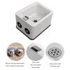 Bubble Mate Foot Spa, Hot and Cold Adjustment Foot Bath Tub Portable Foot Spa Bathtub Pedicure Spa Tub with Massage Acupoints Used in Beauty Salons and Nail Salons Easy Storage view 3
