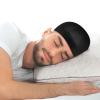 4 Pcs Wave Cap,Silk Wave Sleep Hair Cap for Black Men, Mens Night Elastic Band Satin Skull Caps Unisex Shower(Black) view 4
