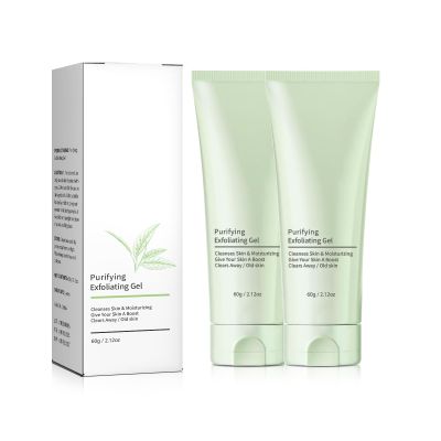 2 Pack Purifying Exfoliating GelFace & Body Exfoliating CreamPurifying CreamDeep Pore Cleansing, Moisturizes Skin, Moisturizes and Exfoliates Suitable for All Skin Types2.12Oz Each